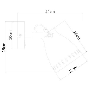 Спот Luned A2214AP-1SS