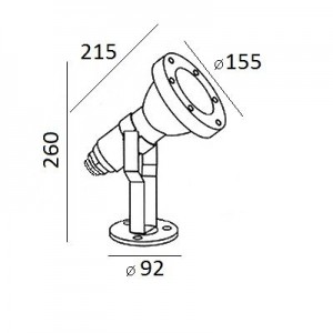 Прожектор уличный 77198