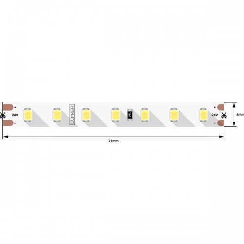Светодиодная лента LUX DSG298-24-NW-33