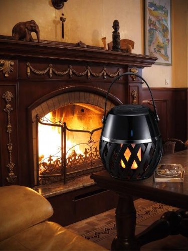 Кемпинговый фонарь  ULD-R201 LED/FLAME BLACK