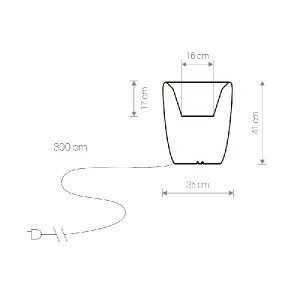 Наземный светильник Flowerpot 9711