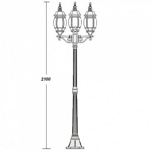 Наземный фонарь 83408L B Gb