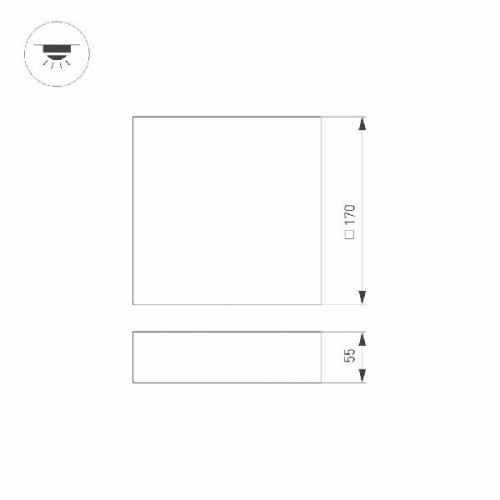 Потолочный светильник QUADRO 029478