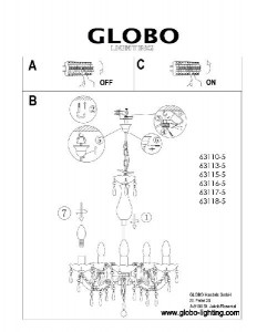Подвесная люстра Cuimbra II 63110-5