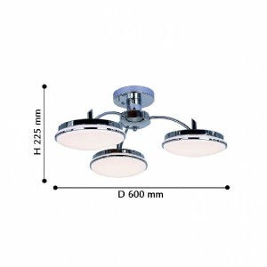 Потолочная люстра Ledante 2472-3P