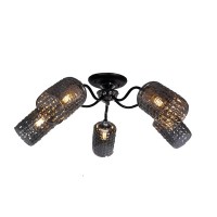 Потолочная люстра  MD.3596-5-S BK+CH