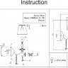 Бра Fiona ARM032-01-PK