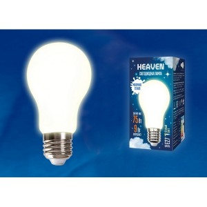 Лампочка светодиодная  LED-A60-9W/3000K/E27/FR GLH01WH
