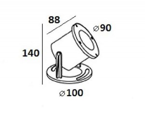 Прожектор уличный 77301