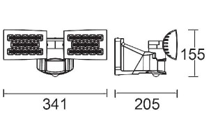 Прожектор уличный W6294
