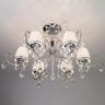 Потолочная люстра Rosalva 10021/6 хром/прозрачный хрусталь Strotskis