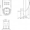 Розетка  TMH-E-4 16A x1 IP20 Белый