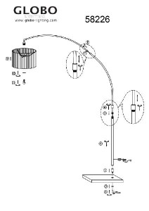 Торшер La Nube 58226