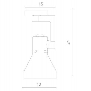 Трековый светильник Nido A5108PL-1WH