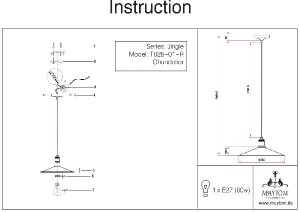 Подвесной светильник Jingle T028-01-R