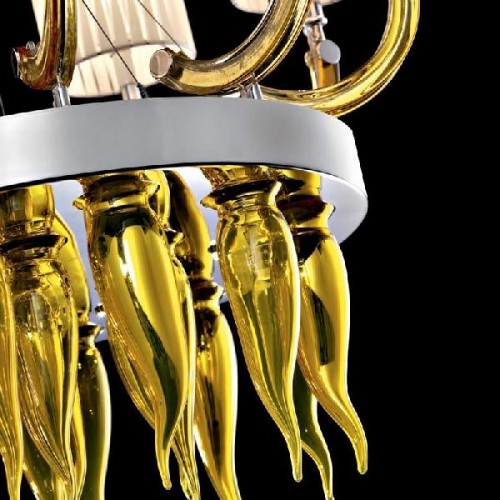 Подвесная люстра Prive 0220B04 chrome lemon