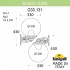 Настенный светильник уличный Globe 300 G30.131.000.VZE27DN