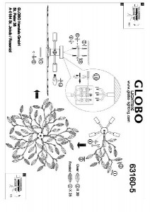 Потолочная люстра Vida 63160-5