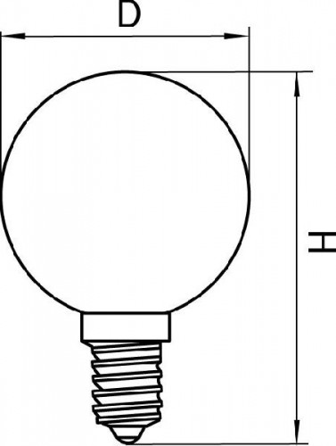 Лампочка светодиодная филаментная LED 933824