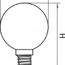 Лампочка светодиодная филаментная LED 933824