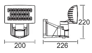 Прожектор уличный W6295
