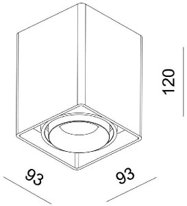 Точечный светильник Mona 348001