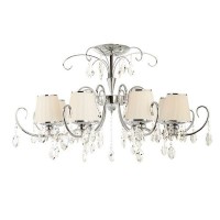 Потолочная люстра Rosalva 10021/8 хром/прозрачный хрусталь Strotskis