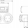 Розетка  TMH-E-5 16A x2 IP20 Белый