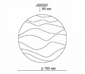 Настенно-потолочный светильник Erica 2090/ML