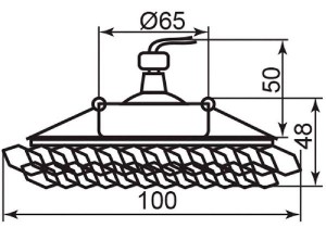 Точечный светильник 19287