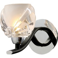 Бра 409 409-01-11 chrome+ dark wengue
