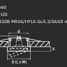 Точечный светильник MATTONI 006234