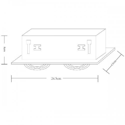Точечный светильник Cardani  Piccolo A5941PL-2WH