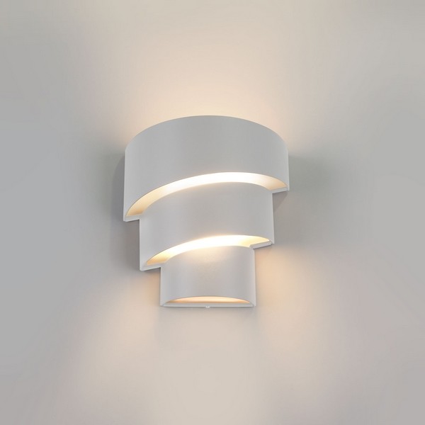 Настенный светильник уличный Helix 1535 TECHNO LED HELIX белый Настенный светильник уличный Helix 1535 TECHNO LED HELIX белый