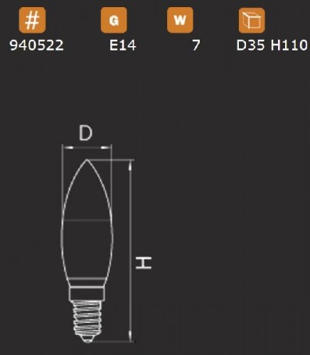 Лампочка светодиодная LED 940522