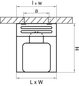 Точечный светильник Alta qube 104010