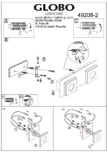 Настенно-потолочный светильник Cayman 49208-2