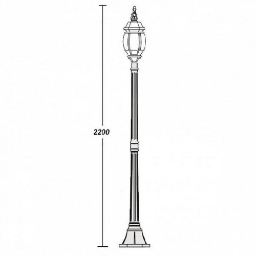 Наземный фонарь  83408L Gb