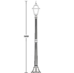 Наземный фонарь 91108 lgG Bl