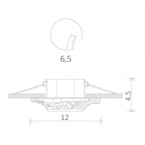 Точечный светильник Occhio A5285PL-1WG