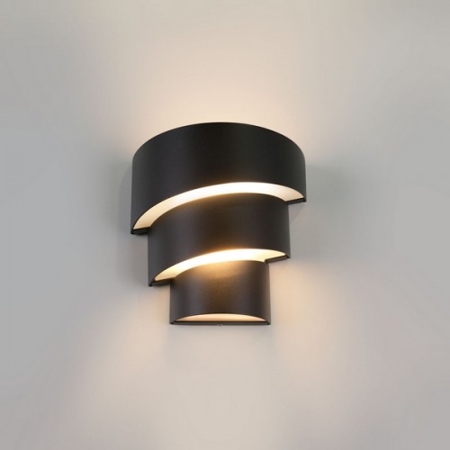 Настенный светильник уличный Helix 1535 TECHNO LED HELIX черный