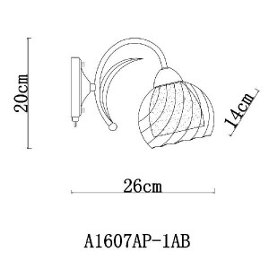 Бра Dolcemente A1607AP-1AB