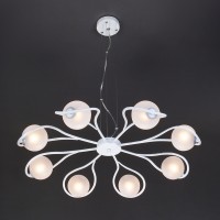 Подвесная люстра Camomile 70089/8 белый с серебром