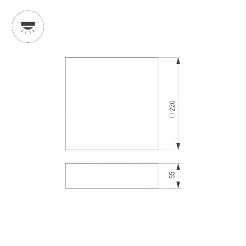 Потолочный светильник QUADRO 029480