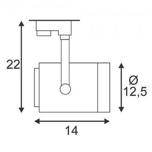 Трековый светильник Euro 153991