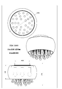 Потолочная люстра Kalla 15809D