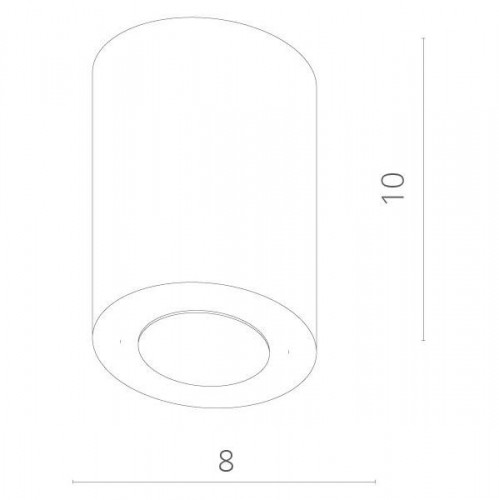 Точечный светильник Facile A5112PL-1WH