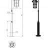 Наземный фонарь Valerie 150-51/bg-01