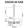 Подвесная люстра Orlando A5620LM-5AB