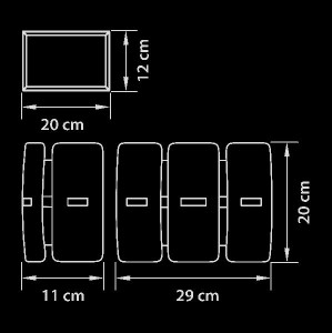 Настенный светильник LAMELLA 801616